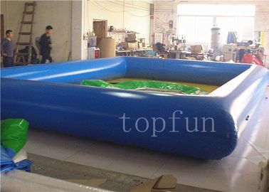 Sqaure Soft PVC Tarpaulin Inflatable Water Pools For Family Use / Kids / Adults