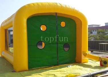 Entertainment Kids / Adults Inflatable Sports Games PVC Inflatable Football Shooting