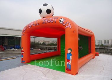 PVC Football Shootout For Inflatable Soccer Field With 4 Goals