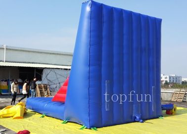 PVC Velcro Inflatable Sticky Wall , Interesting Inflatable Climbing Wall