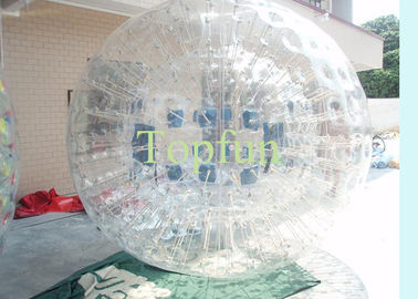 Human Rolling Inflatable Zorb Ball Transparent Zorbing Succer Ball For Fun