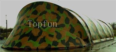 Camouflage Large Medical Inflatable Tent , Inflatable Military Camping Tent