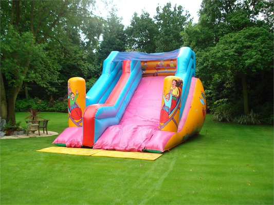 Mini Colorful Kids Inflatable Dry Slide For Commerical