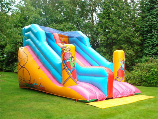 Mini Colorful Kids Inflatable Dry Slide For Commerical