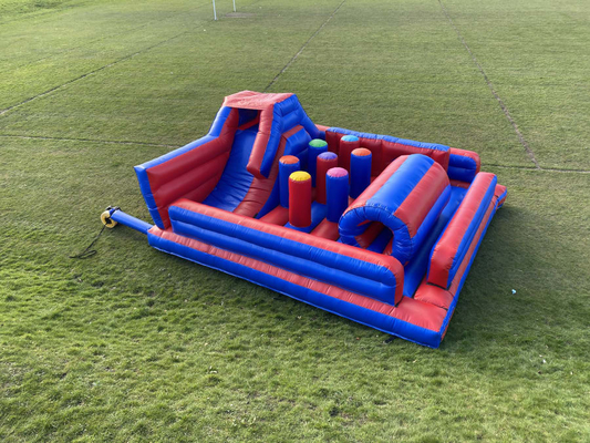 Multi Play Inflatable Obstacle Courses For Commerical