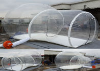 Large 4M PVC Inflatable Clear Bubble Tent Waterproof For Camping