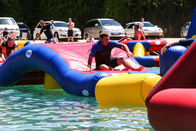 30 People Capacity Inflatable Water Park Blow Up Water Obstacle Course For Adult