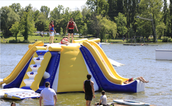 Summer 0.9mm PVC Tarpaulin Inflatable Water Obstacle