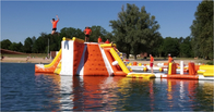 Non Toxic Children Inflatable Water Park Obstacle Course Water Jumper