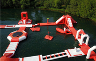 53*47m Inflatable Water Park Jumper Sport Games 210 Person Capacity