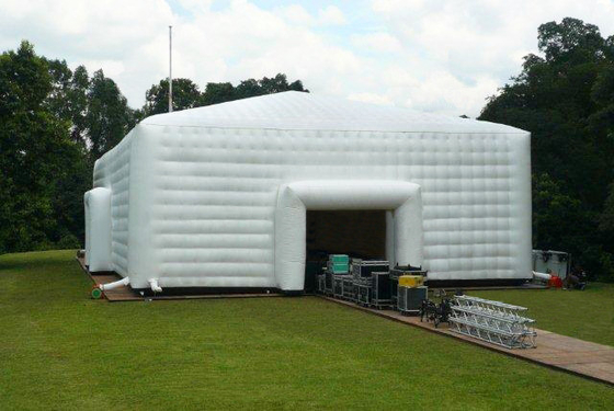 Arch Shaped Inflatable Event Marquee Tent With Window Tunnel Entrance