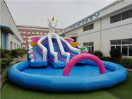 Customized PVC Unicorn Inflatable Playground Water Park For Kids