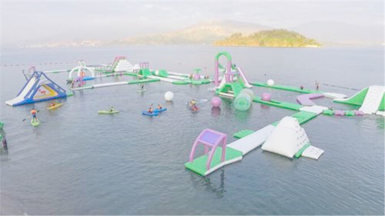 Outdoor Infaltable Floating Sea Water Park Games Obstacle Course