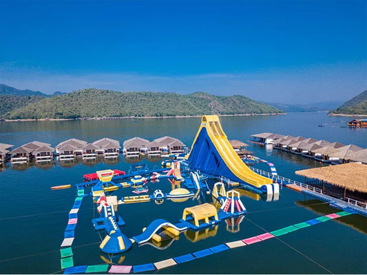 Entertainment Infaltable Sea Water Park Games Floating Obstacle Course