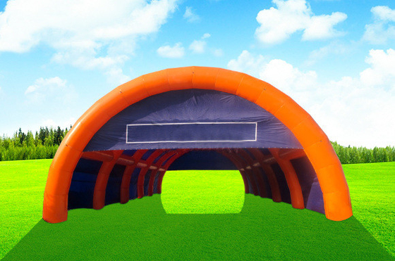 Large Arch Shaped Inflatable Event Marquee Tent With Tunnel Entrance