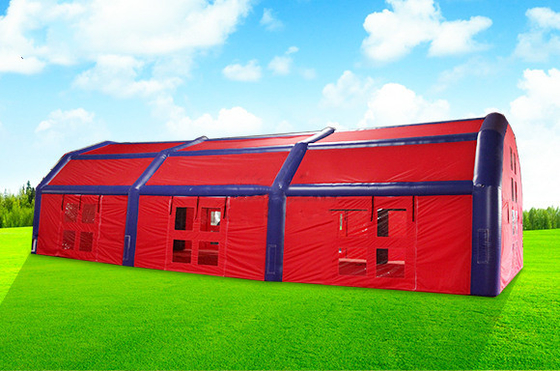 Large Red Inflatable Dome Event Tent With Window For Commercial