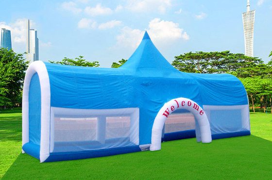 Blue Large Inflatable PVC Event Tent For Commercial Advertising