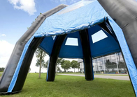 Adverstisment Inflatable Event Tent Commercial Black Blue Waterproof