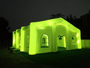 Large LED Inflatable Tent For Wedding Event Custom Camping Tents