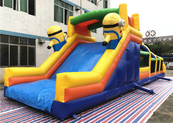 Cute Minions Blow Up Obstacle Course Yellow Minions Playground