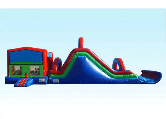 Big And Bright Inflatable Obstacle Course Challenge Eco Friendly