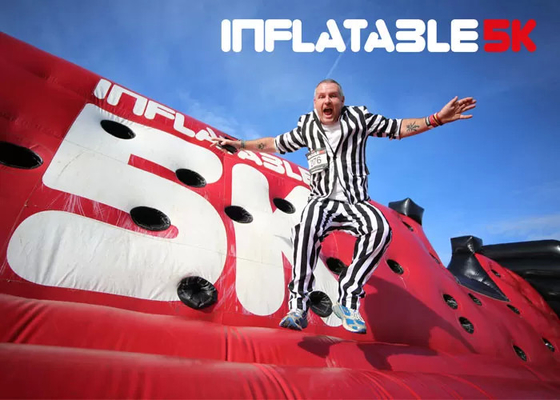 Inflatable Obstacle Course / PVC Tarpaulin Inflatable Sports Games