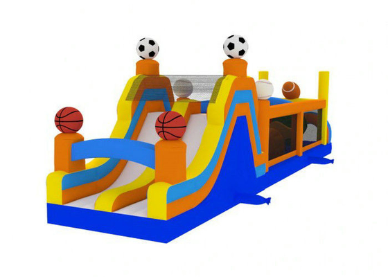 Funny Sports Inflatable Obstacle Course Race Full Digital Printing