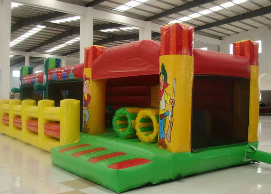 Fun Kids Inflatable Obstacle Course Rental 0.55mm PVC Tarpaulin