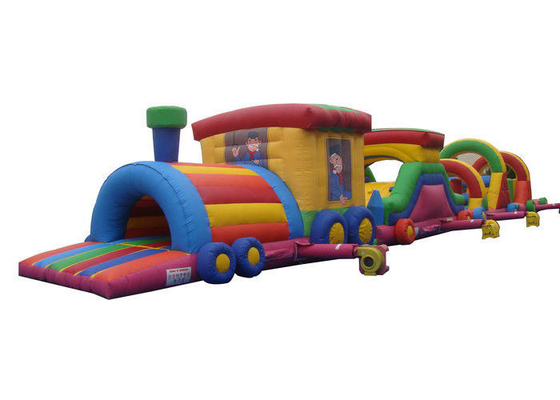 Indoor Playground Adult Inflatable Obstacle Course Race Fireproof