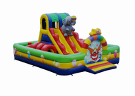 Double Stitching Inflatable Obstacle Courses Elephant Bounce House