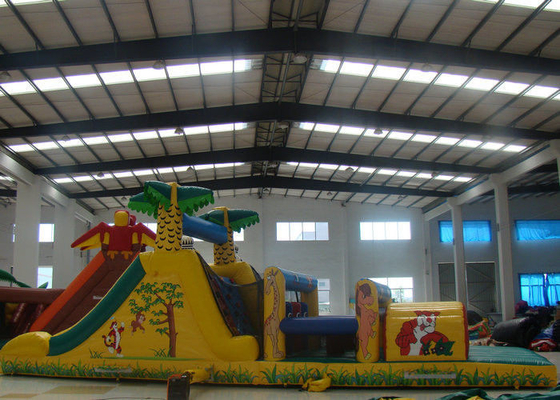 Big Party Inflatable Obstacle Courses Bounce House Rentals , Kids Sports Games