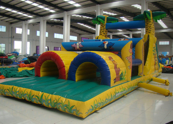 Big Party Inflatable Obstacle Courses Bounce House Rentals , Kids Sports Games