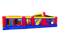 Kindergarten Baby Inflatable Obstacle Courses Bouncer Digital Printing