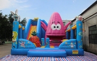 Spongebob And Patrick Star Inflatable Fun City Blow Up Amusement Park