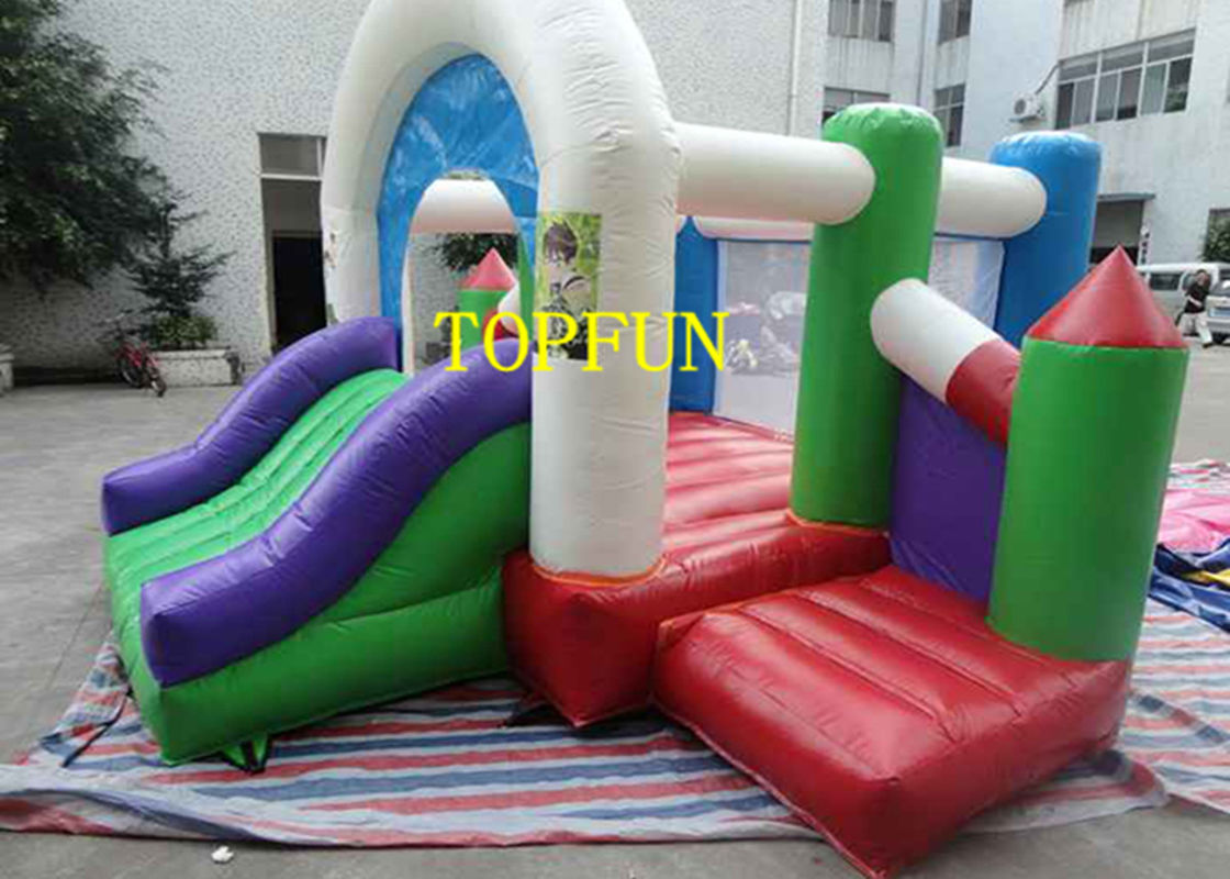 Strawberry Paradise Inflatable Jumping Castle Giant Round Colorful