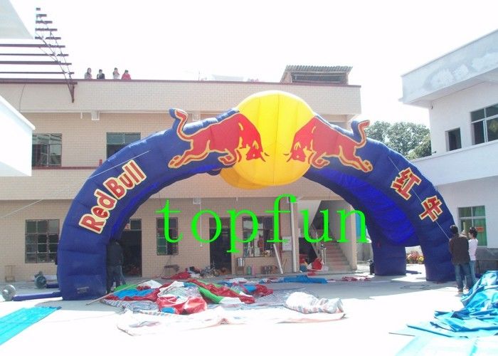 Oxford Fabric Double Inflatable Arches For Advertising And Promotion