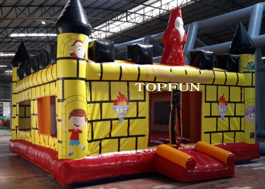 Commercial Pirate Jumping Castle Double Sewing , Kids Jumping Castle 6 x 6 m