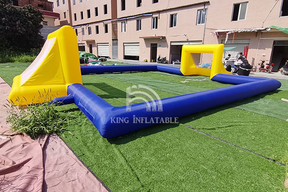 Inflatable Football Field Outdoor Interactive Inflatable  Soccer Field For Kids Adults