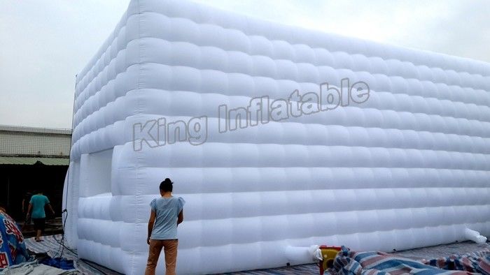 Cube Structure Inflatable Event Tent With 1500W Blower For Events Outdoor