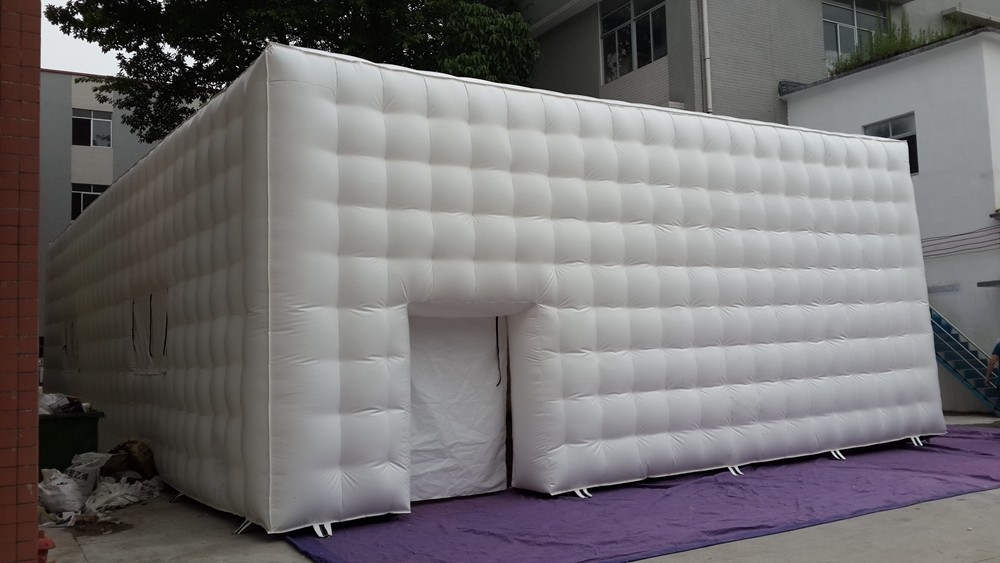 20ft Custom Portable Black Inflatable Nightclub Cube Party Bar Tent Night Club For Disco Wedding Event