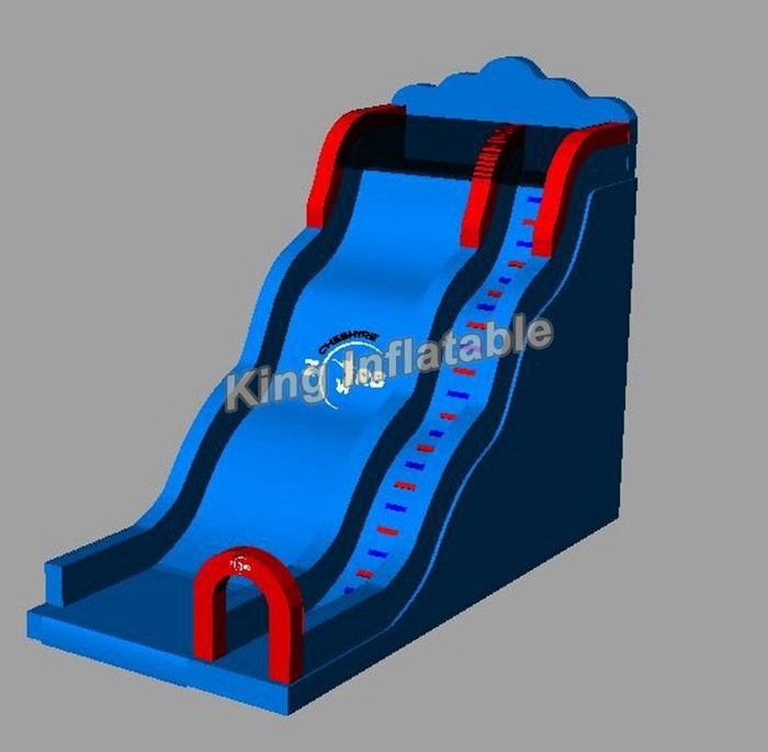 Commercial Blue Inflatable Water Slides For Kids And Audlt With Size 5m*8m