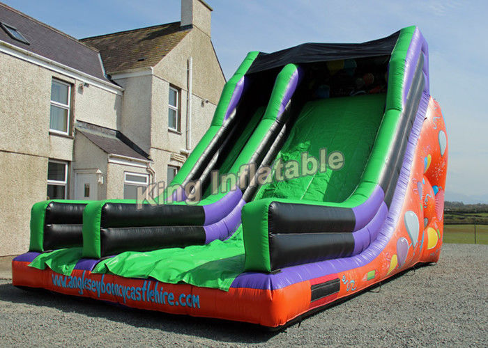 Commercial PVC Celebration Inflatable Dry Slide 26*16*18 Feet With CE Blowers