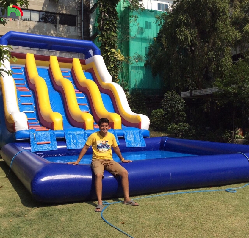 Inflatable Dry Slide Outdoor Bouncy Inflatable Water Slides For Pool Inflatable Slides For Water Park