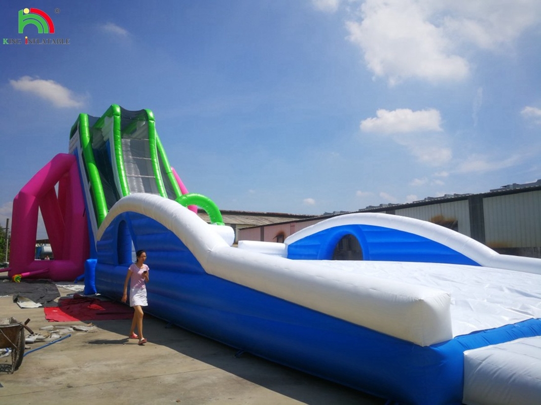 Commercial Grade Water Slide Adult Large Long Inflatable Water Slide For Amusement Park