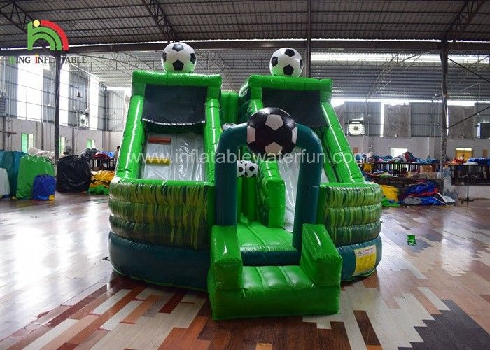 Kids Outdoor Giant Inflatable Jumping Castle / Soccer Bounce House