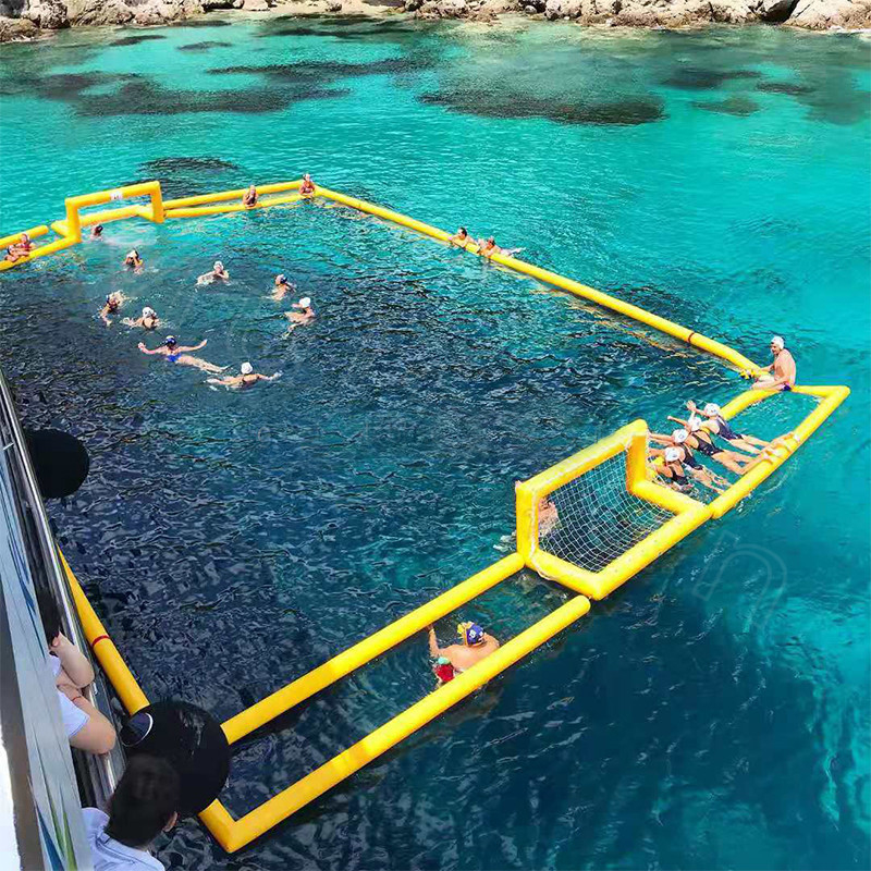 Inflatable Water Sport Game Inflatable Water Polo Soccer Field Arena Court Aqua Inflatable Soccer Court