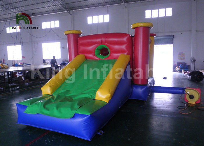 Home Children Jumping Bouncy Castles With Slide / Inflatable Air Bouncer