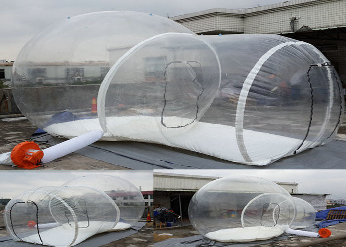 Huge Commercial Outdoor Inflatable Bubble Tent , Inflatable Camping Bubble Tent for 8 Person