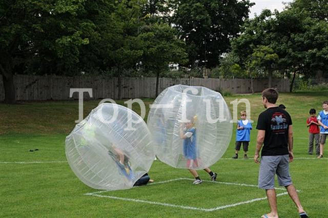 Giant 1.0mm PVC / TPU Inflatable Bubble Soccer Balls 1.2m / 1.5m / 1.8m Dia