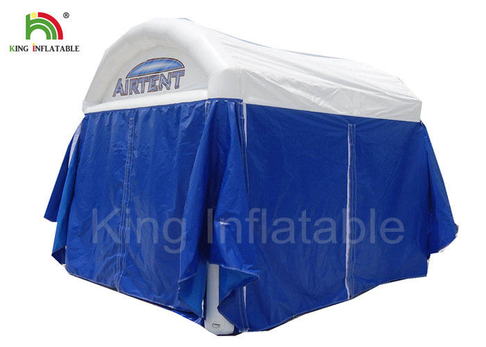 Airproof Blue Inflatable Little House Structure Air Tent For Different Events